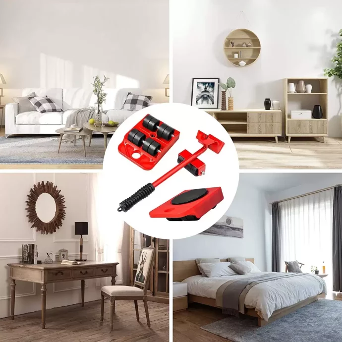 PowerLift™- Ruedas para Mover Muebles Set de 5 piezas - Image 8