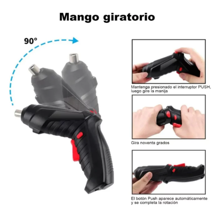 FLEXI-TORQ PRO Desarmador Destornillador Portátil - Imagen 6