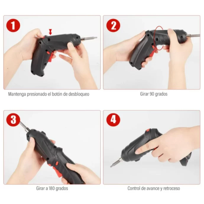 FLEXI-TORQ PRO Desarmador Destornillador Portátil - Imagen 8